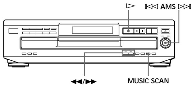 SONY CDP-CE235 - Locating a Specific Track or a Particular Point in a Track - 1
