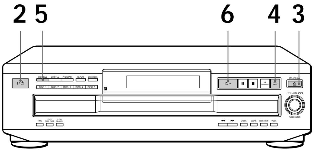 SONY CDP-CE235 - Playing a CD - 1