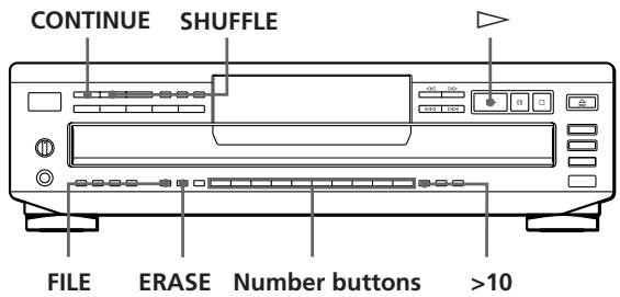 SONY CDP-CE305 - Storing Specific Tracks (Delete Bank) - 1