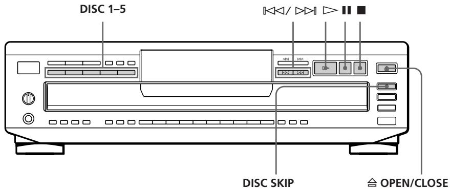 SONY CDP-CE305 - Para detener la reproduccion - 1