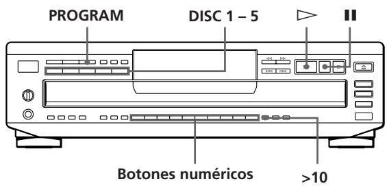 SONY CDP-CE305 - Grabación de un programa propio - 1