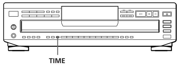 SONY CDP-CE305 - Using the Display - 1