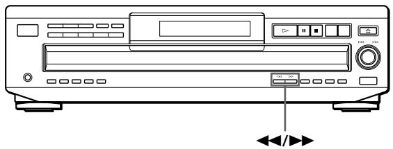 SONY CDP-CE535 - Localisation d'un passage particulier sur une plage - 1