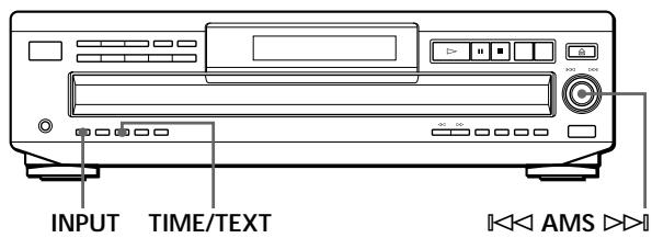 SONY CDP-CE535 - Utilisation de la fenêtre d'affichage - 1