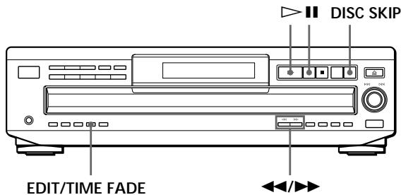 SONY CDP-CE535 - Recording a CD by Specifying Tape Length (Time Edit) - 1