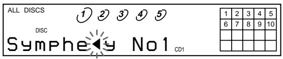 SONY CDP-CE535 - Labeling discs using the remote - 5