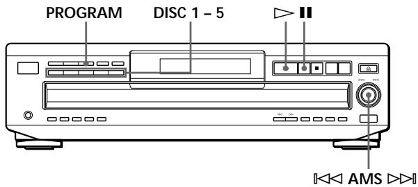 SONY CDP-CE535 - Enregistrement de votre programme musical - 1