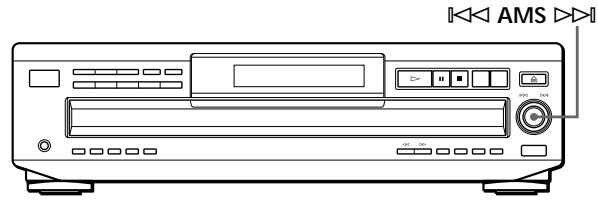 SONY CDP-CE535 - Localisation d'une plage déterminée - 1
