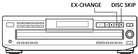 SONY CDP-CE535 - Sustitución de discos durante la reproduccion de un disco - 1