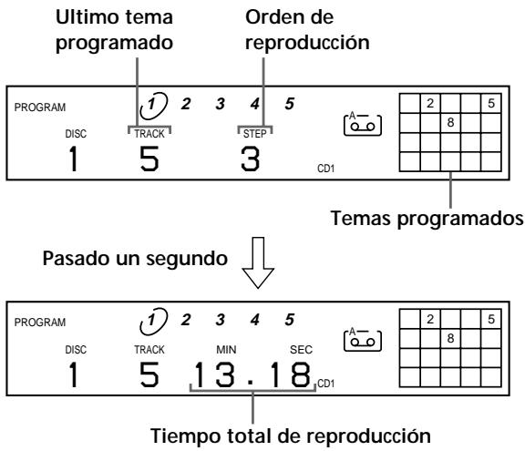 SONY CDP-CE535 - Creación de un programa con el mando a distancia - 6