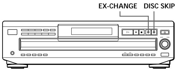 SONY CDP-CE535 - Remplacement des disques pendant la lecture d'un disque - 1