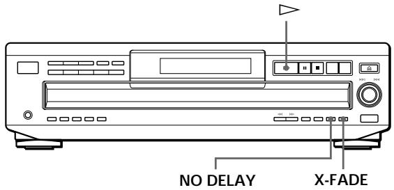 SONY CDP-CE535 - Playing Alternately (No-Delay Play/X-Fade Play) - 1
