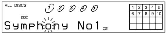 SONY CDP-CE535 - Labeling discs using the remote - 7