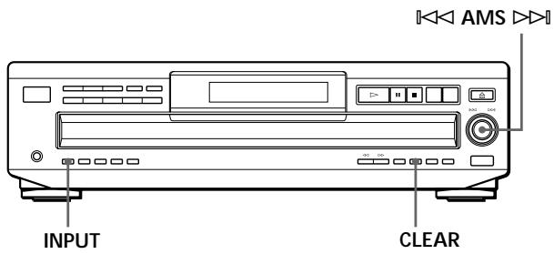 SONY CDP-CE535 - Etiquetado de discos en el reproductor - 1