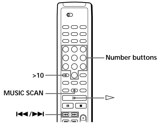 SONY CDP-CE535 - Locating a Specific Track - 2
