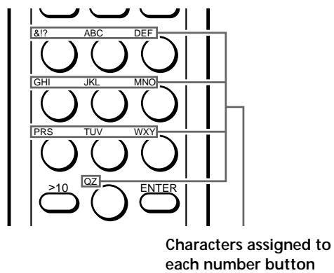 SONY CDP-CE535 - Labeling discs using the remote - 2