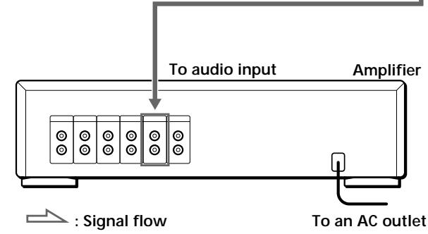 SONY CDP-CE535 - Connecting Another CD Player - 2