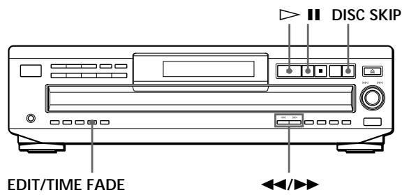 SONY CDP-CE535 - Grabación de un CD específico la longitud de cinta (Edisión sincronizada) - 1