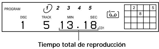 SONY CDP-CE535 - Creación de un programa con el reproductor - 4
