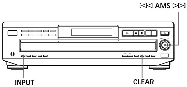 SONY CDP-CE535 - Labeling discs on the player - 1