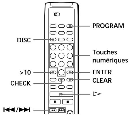 SONY CDP-CE535 - Création de programmes musicaux personnalisés (lecture programmée) - 2