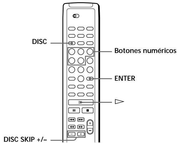 SONY CDP-CE535 - Localización de un disco determinado - 2
