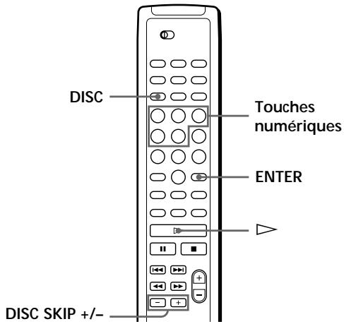 SONY CDP-CE535 - Localisation d'un disque déterminé - 2