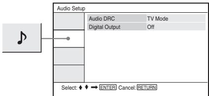 SONY DVP-FX870 - (Audio Setup) - 1