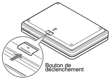 SONY DVP-FX870 - Pour enlever la batterie - 1