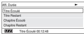 SONY DVP-FX870 - Vérifier la durée écoulée et la durée restante DVDVideoDVDvi - 1