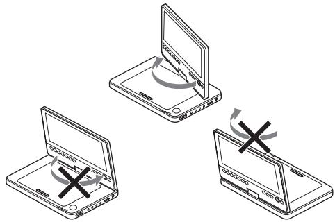 SONY DVP-FX870 - Drehen des LCD-Bildschirms - 2