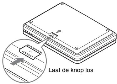 SONY DVP-FX870 - Om de batterijset te verwijderen - 1