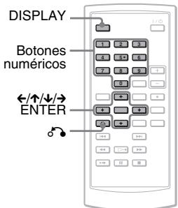 SONY DVP-FX870 - Uso de la pantalla de ajustes de reproduccion - 1