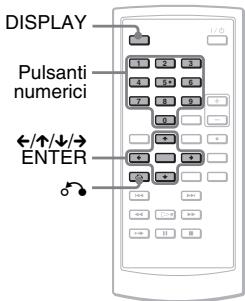SONY DVP-FX870 - Utilizzo della visualizzazione Impostazioni di riproduzione - 1