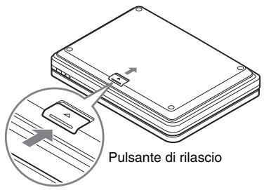 SONY DVP-FX870 - Per rimuovere il pacco batteria - 1