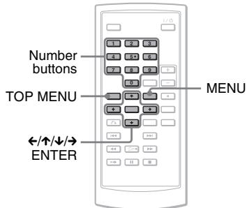SONY DVP-FX870 - Using the DVD's menu - 1