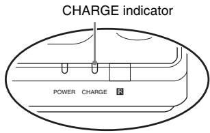 SONY DVP-FX870 - Charging the battery pack - 2