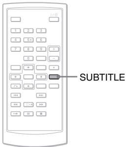 SONY DVP-FX870 - Visualización de los subtitutos - 1