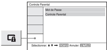 SONY DVP-FX870 - Paramètres de contrôle parental (Controle Parental) - 1