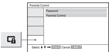 SONY DVP-FX870 - Instellingen Ouderlijk Toezicht (Parental Control) - 1