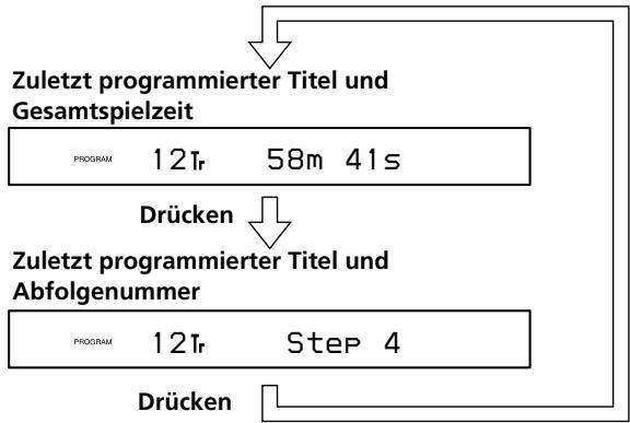 SONY CDP-LSA1 - Anzeigen der Gesamtanzahl der Titel und der Gesamtspielzeit der CD - 3