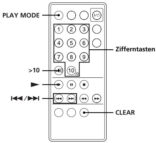 SONY CDP-LSA1 - Zusammenstellen eines eigenen Programms (Programme Play) - 1