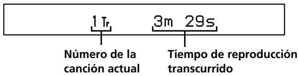 SONY CDP-LSA1 - Información visualizada durante la reproducción de un disco - 1