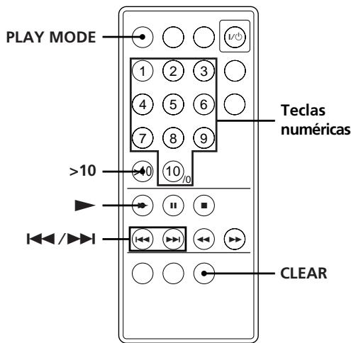 SONY CDP-LSA1 - Creación de su propio programa (Reproducción programada) - 1