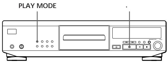 SONY CDP-XE800 - In willekeurige volgorde aftspelen (Shuffle) - 1