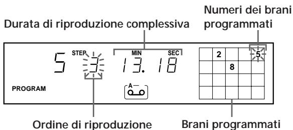 SONY CDP-XE800 - Creazione di un programma nellettore - 1
