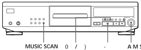 SONY CDP-XE800 - Individuzione di un brano specifico o di un punto specifico di un brano - 1