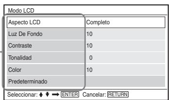 SONY DVP-FX730 - Pulse / para selectionar "Modo LCD" y pulse ENTER. - 1