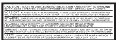 SONY DVP-FX730 - WARNING - 1