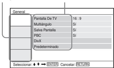 SONY DVP-FX730 - Pulse / para selectionar "Ajuste" y pulse ENTER. - 1